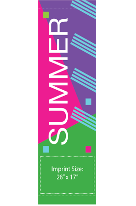 Bright Summer Colors Street Banner
