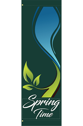 Spring Awakens Street Banner