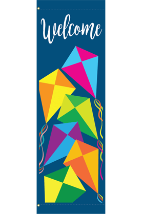 Bright Kites Galore Street Banner