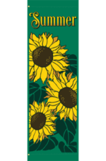 Fields Of Sunflowers Street Banner