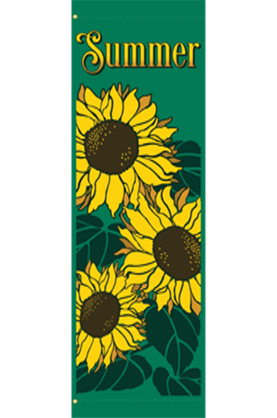 Fields Of Sunflowers Street Banner
