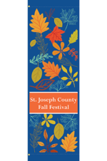 Falling Leaves Festival Street Banner 21820