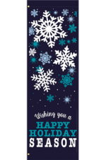 Snowflake Serenade Street Banner
