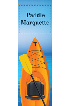 Kayak The Day Away Street Banner