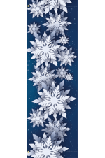 Falling White Snow Street Banner 21921