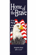Eagle and Flag Patriotic Street Banner