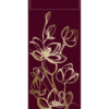 Gold Flower Silhouette Street Banner