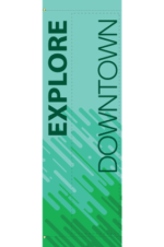 Creative Displays Explore Street Banner