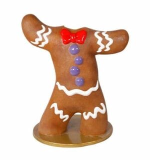 Creative Displays 5' Gingerbread Photo Op Fiberglass Holiday Display