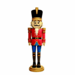 9' Nutcracker Fiberglass Holiday Display