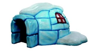 4' Igloo Fiberglass Holiday Display