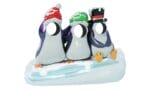 5' Penguins on Ice Photo Op Fiberglass Display