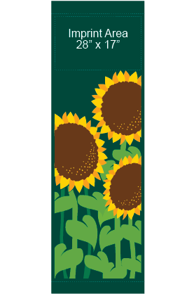 Creative Displays Fancy Sunflowers Trio Street Banner