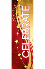 Creative Displays Celebrate Holiday Streamers Street Banner 20920