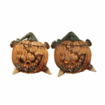 1.5' Evil Pumpkin Halloween Fiberglass Display