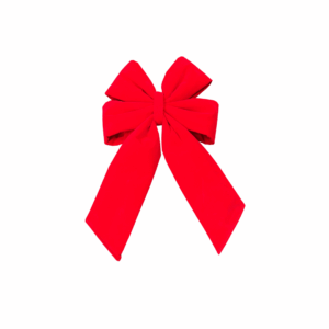 Creative Displays 12" Deluxe Red Velvet with Gold Trim Bows