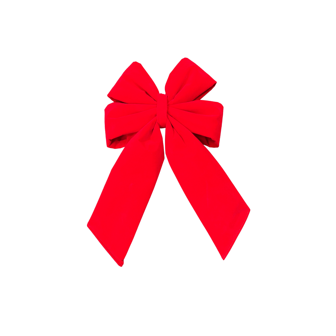 Creative Displays 12" Deluxe Red Velvet with Gold Trim Bows