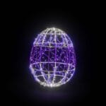 2 Foot Easter Egg Light 3 VW Fiberglass Display