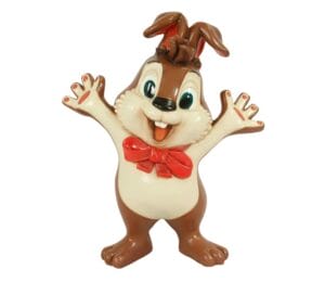 3 Foot Easter Bunny Standing Fiberglass Display