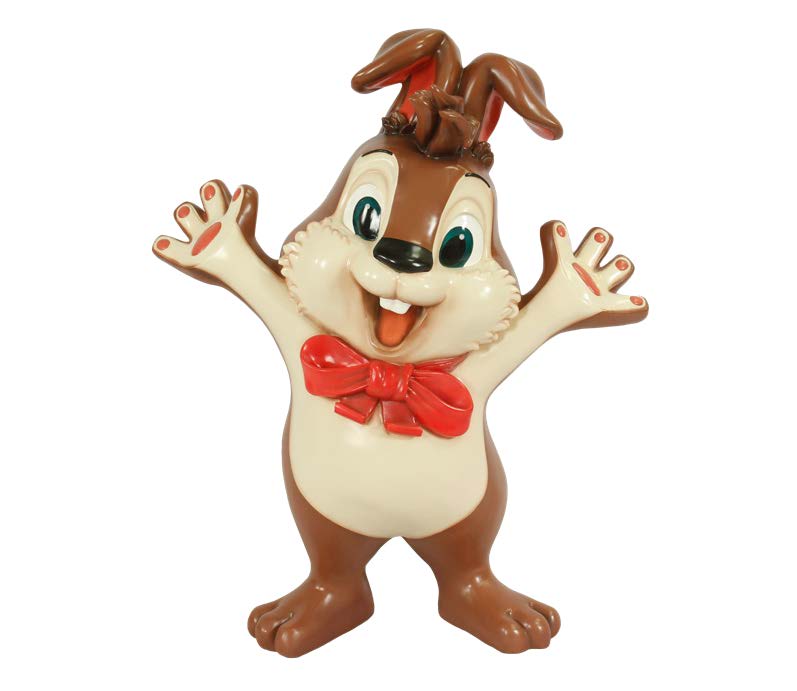 3 Foot Easter Bunny Standing Fiberglass Display