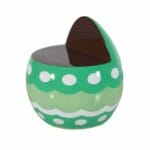 2 Foot Green Easter Egg Chair Fiberglass Display