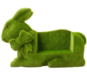 6 Foot Grass Bunny Sofa Fiberglass Display