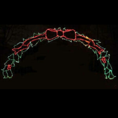 10' Bow Arch Holiday Light Display