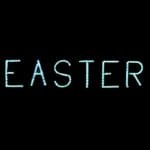 18" Easter Sign Holiday Light Display