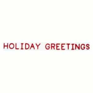 3' Holiday Greetings Holiday Light Display