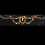 40' Garland Wreath Skyline Holiday Light Display