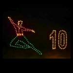 8' Twelve Days Of Christmas - Day 10 Holiday Light Display