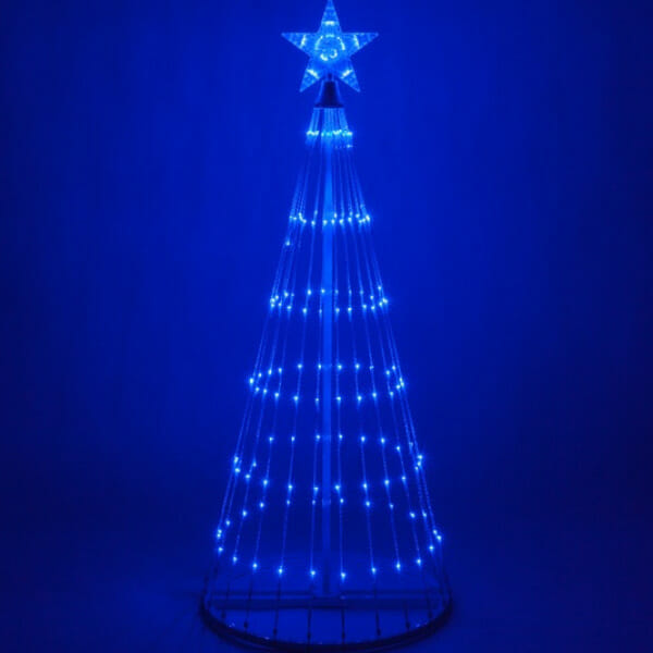 LED Blue Light Show Tree