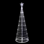 Cool White Light Show Tree