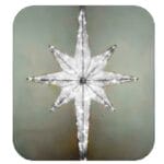 Moravian Star Silver Tree Topper