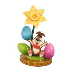 7' Easter Flower With Eggs Fiberglass Display