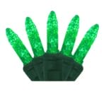 M5 50 Light LED Green Christmas Lights