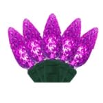 C6 50 LIGHT LED PURPLE CHRISTMAS LIGHTS