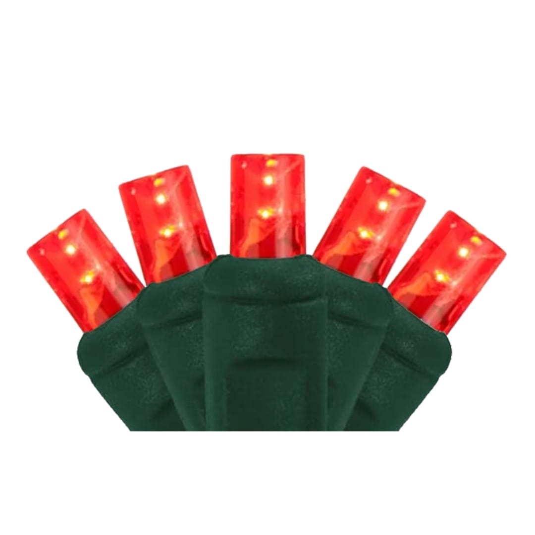 5MM 50 LIGHT LED RED MINI LIGHT STRINGS