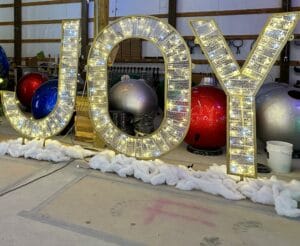 2D Letter Displays