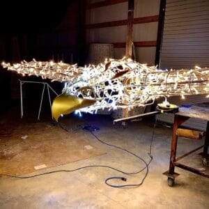 3D Flying Eagle Light Display
