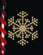 Presidential Snowflake Pole Mount Light Display