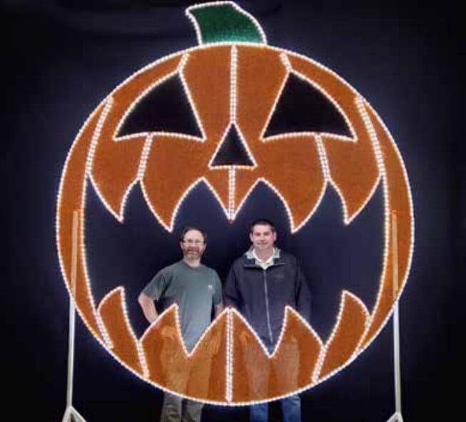 Halloween Pumpkin Selfie Display