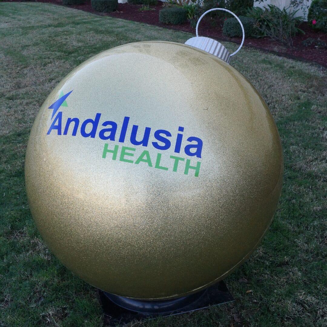 Giant Fiberglass Ornament Display - Single