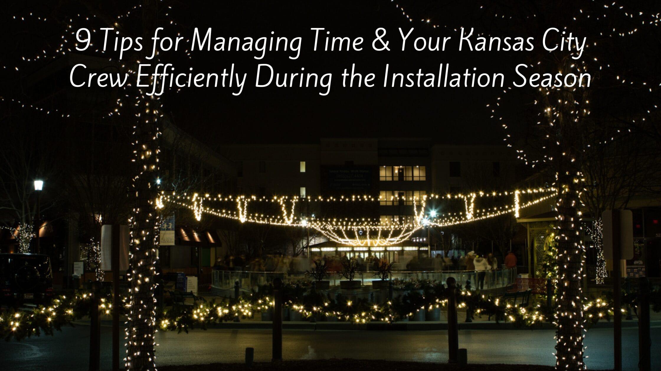 Kansas City Christmas light installers