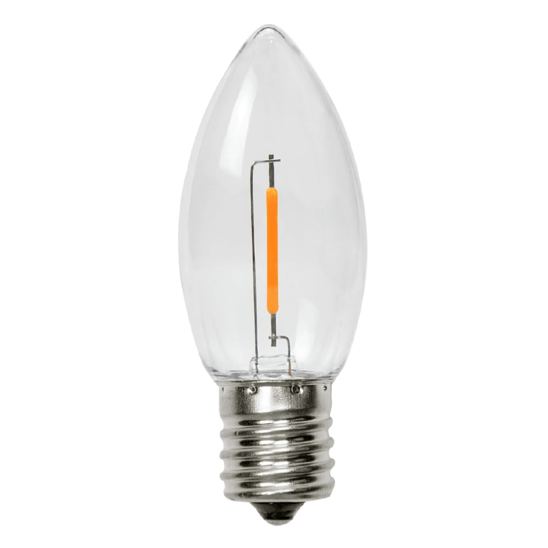 C9 LED Filament Warm White Bulb
