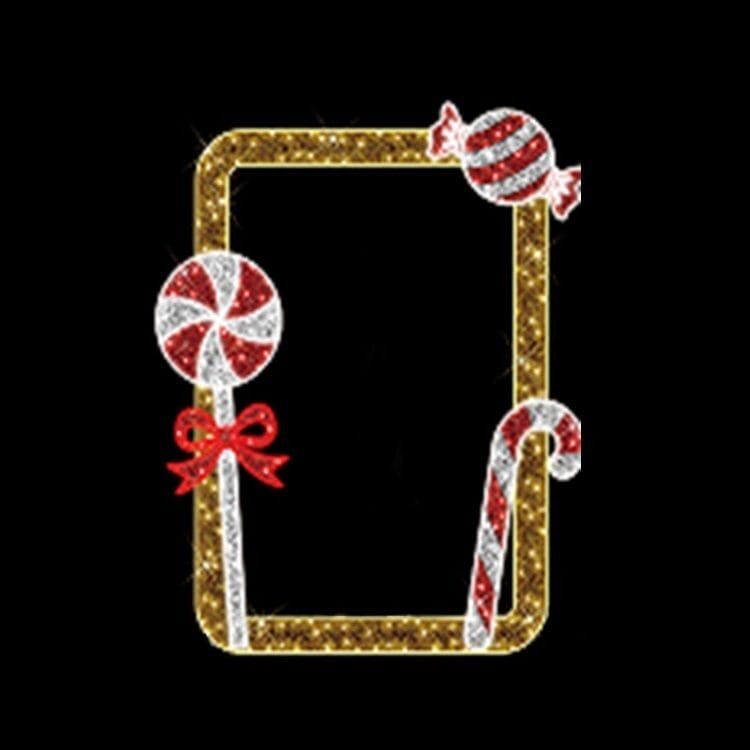 2D Candy Photo Op Frame