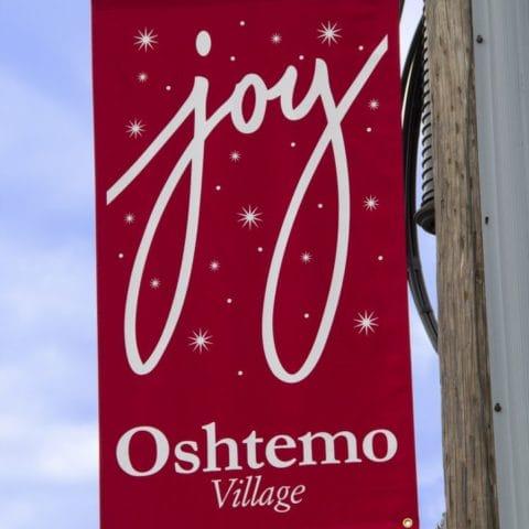 Holiday street banners